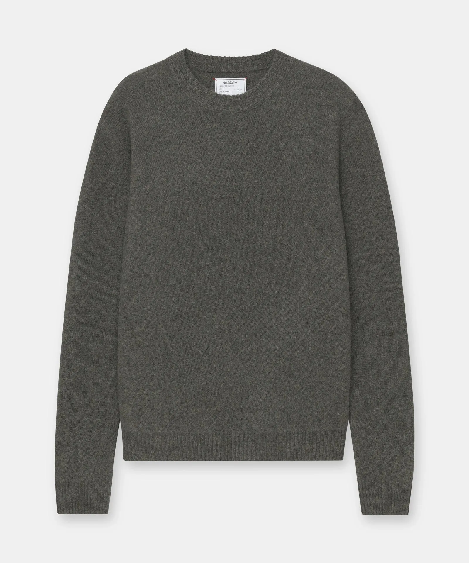 Lightweight Reversible Cashmere Crewneck Sweater