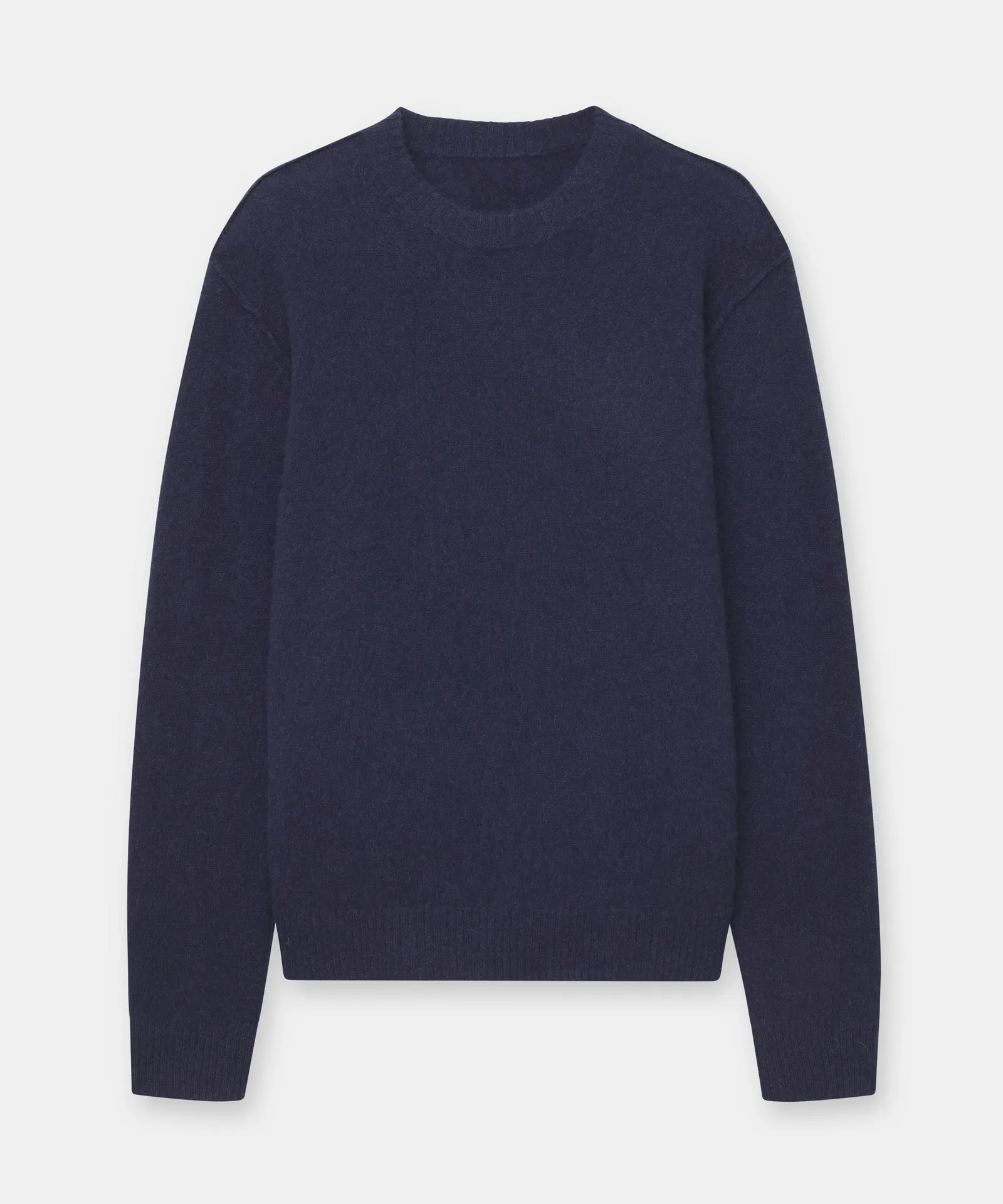 Lightweight Reversible Cashmere Crewneck Sweater