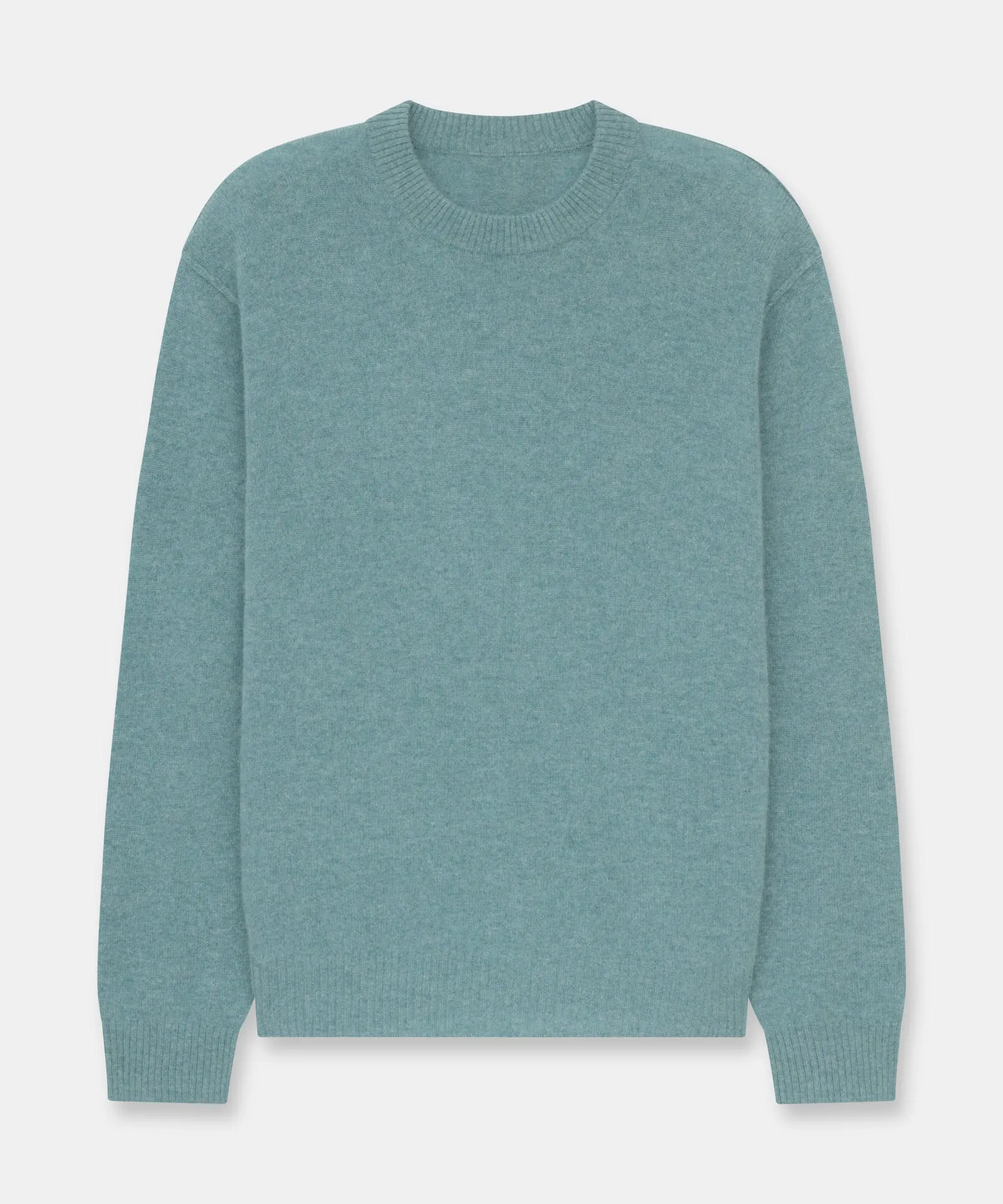 Lightweight Reversible Cashmere Crewneck Sweater