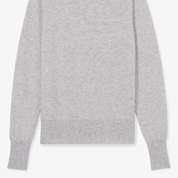 Marnie Sweater - Cashmere :: Light Heather Gray