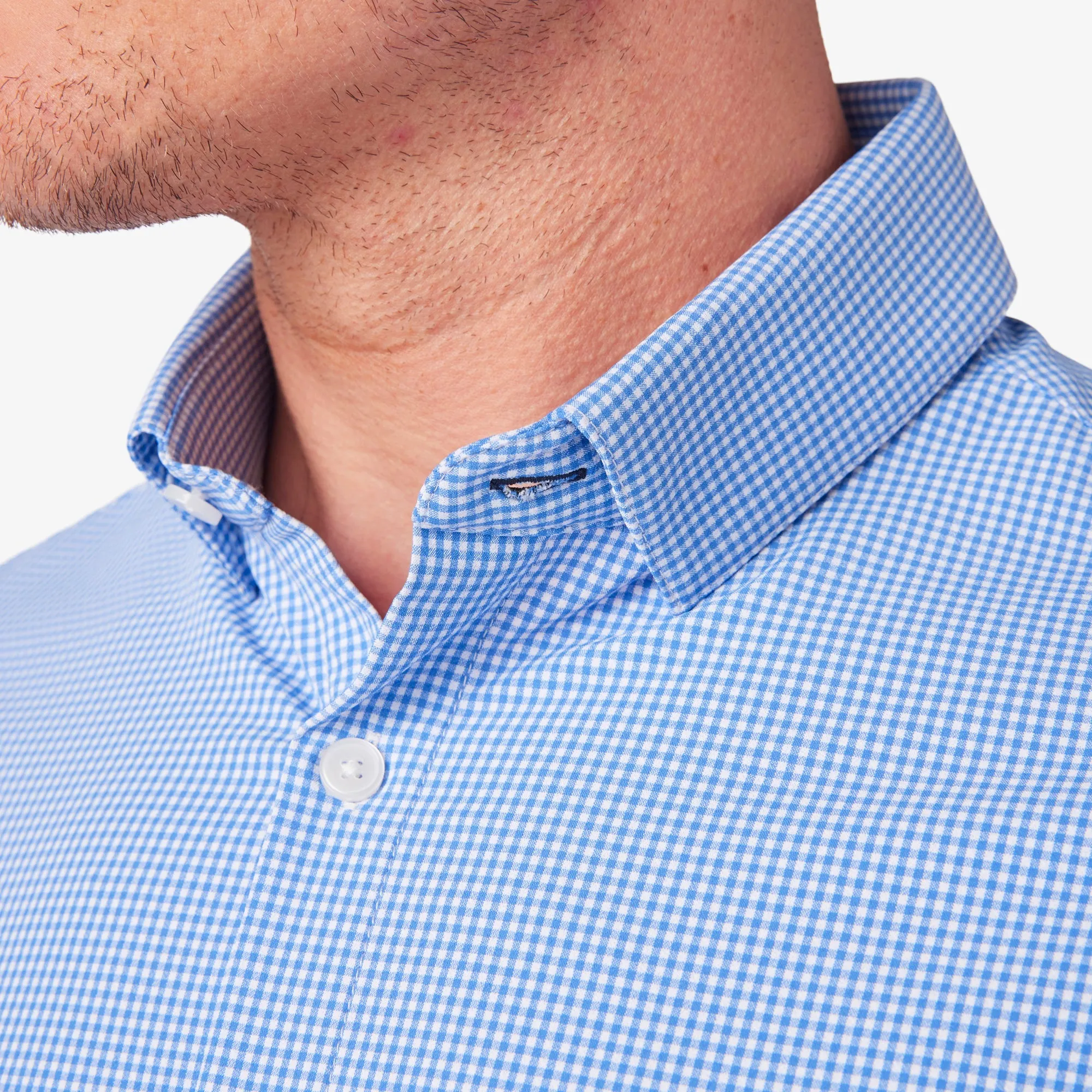 Men's Mizzen   Main | Leeward Classic Long Sleeve | Cobalt Stratford Check