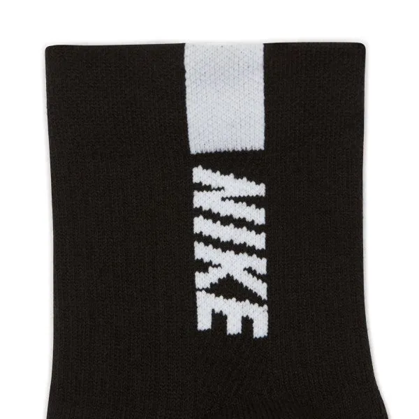 Nike Multiplier Running Ankle Socks (2 pack) - Black (Unisex)