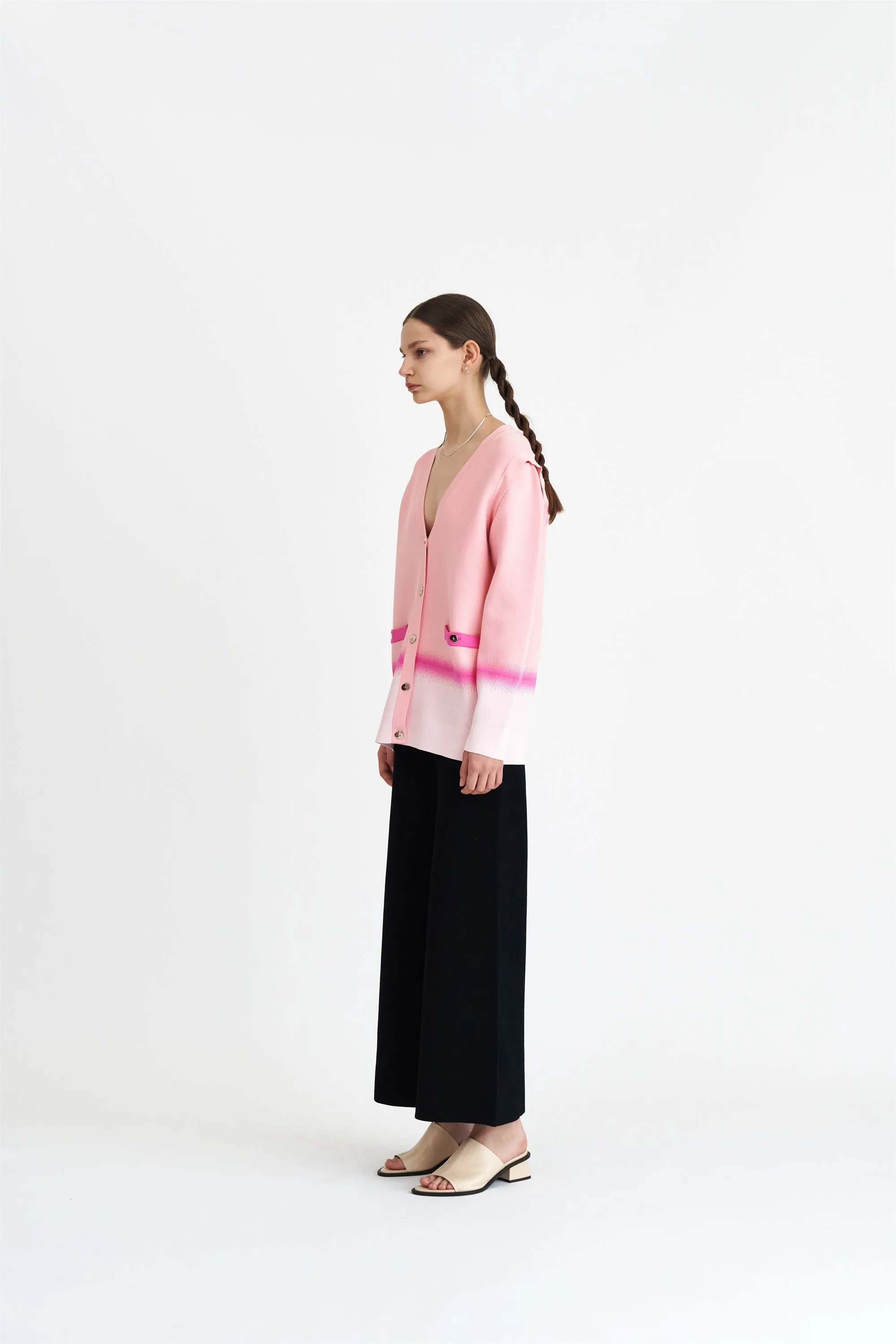 NOEL OVERSIZED CARDIGAN WITH DETACHABLE SLEEVES