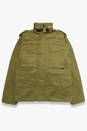 Sure! Heres an optimized product title with descriptive modifiers:

Mens Premium M65 Hooded Field Jacket - Olive Green by Okonkwo MFG