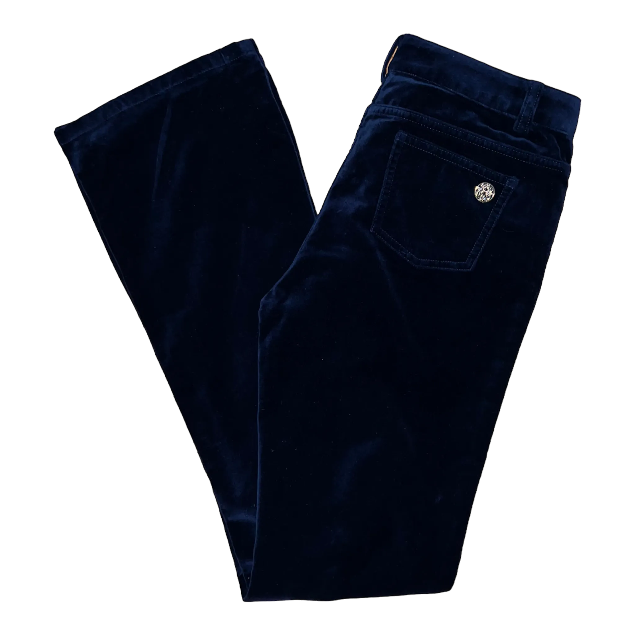 Palmetto Pearl Pants- Nantucket Navy Velvet