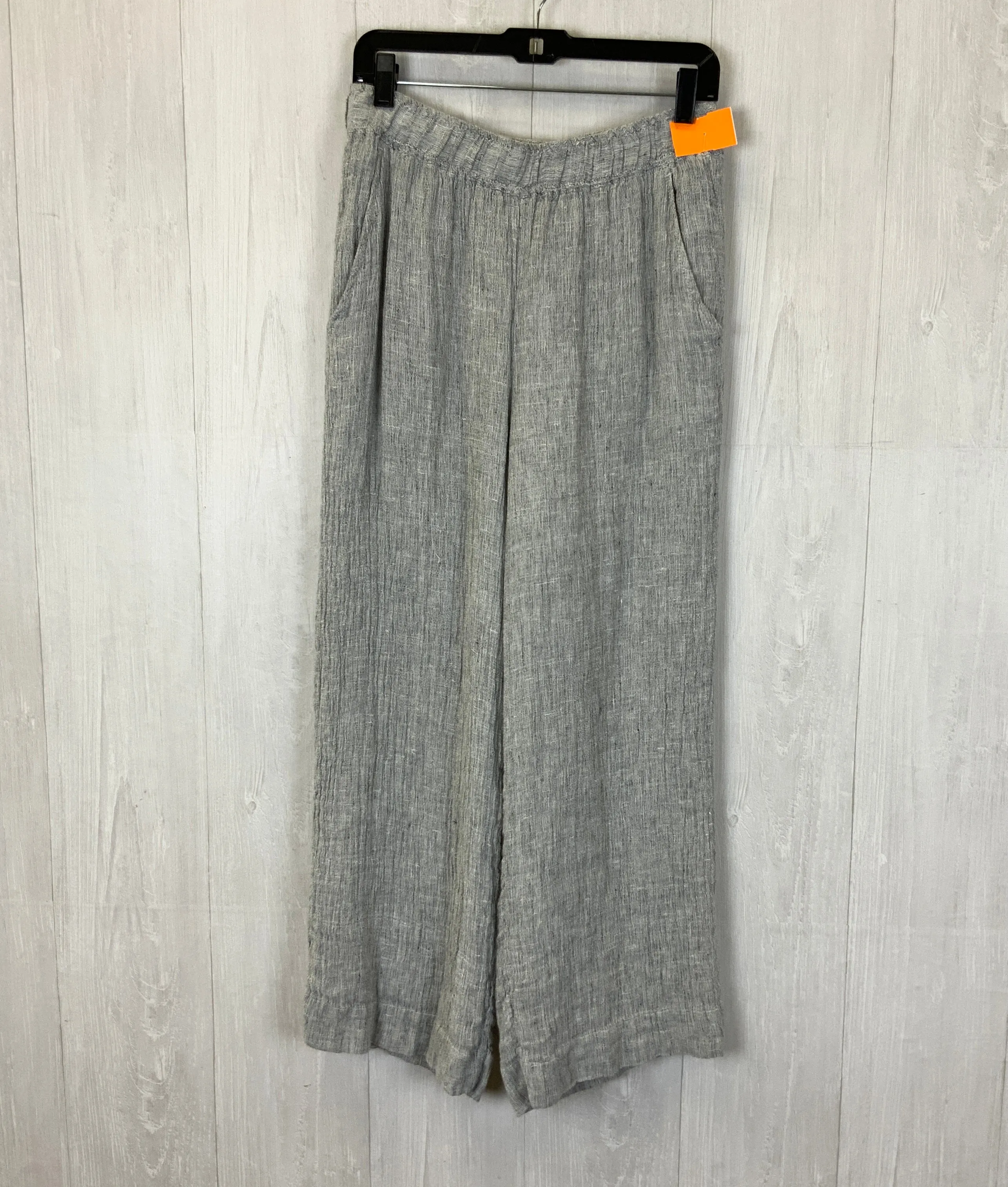 Pants Linen By Clothes Mentor In Grey, Size: 8