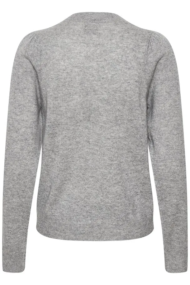 PART TWO EVINA CASHMERE SWEATER GREY MELANGE