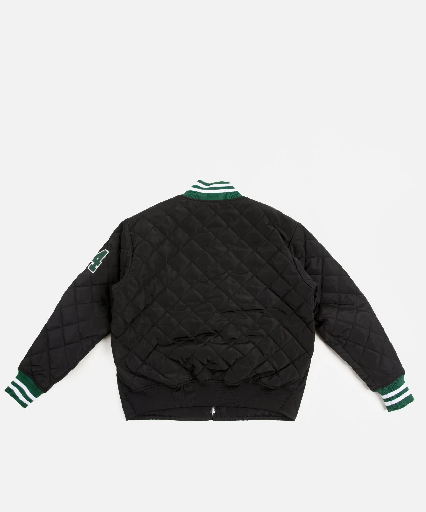 Black and Green Quilted Sport Jacket by Patta