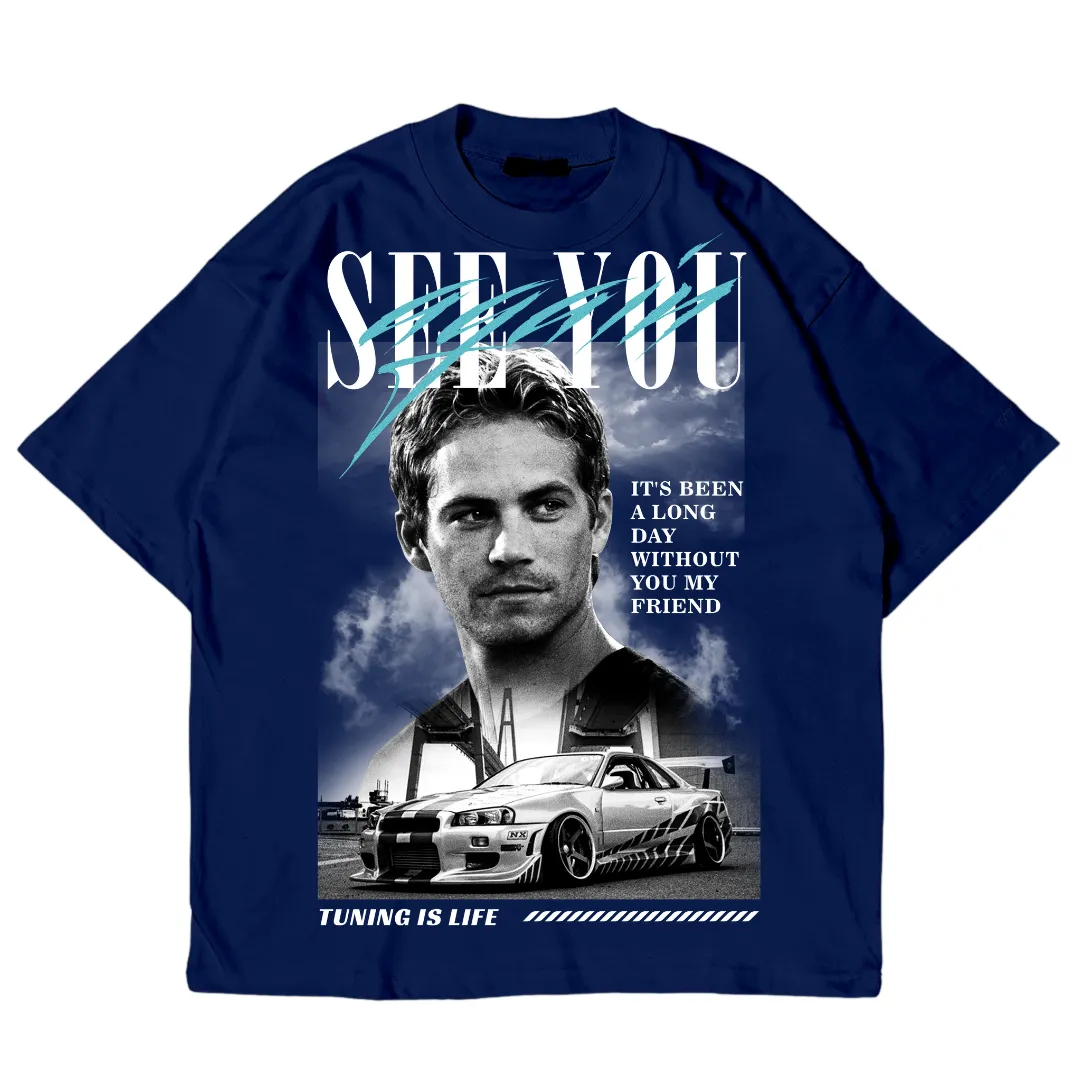 Paul Walker see you again oversized shirt