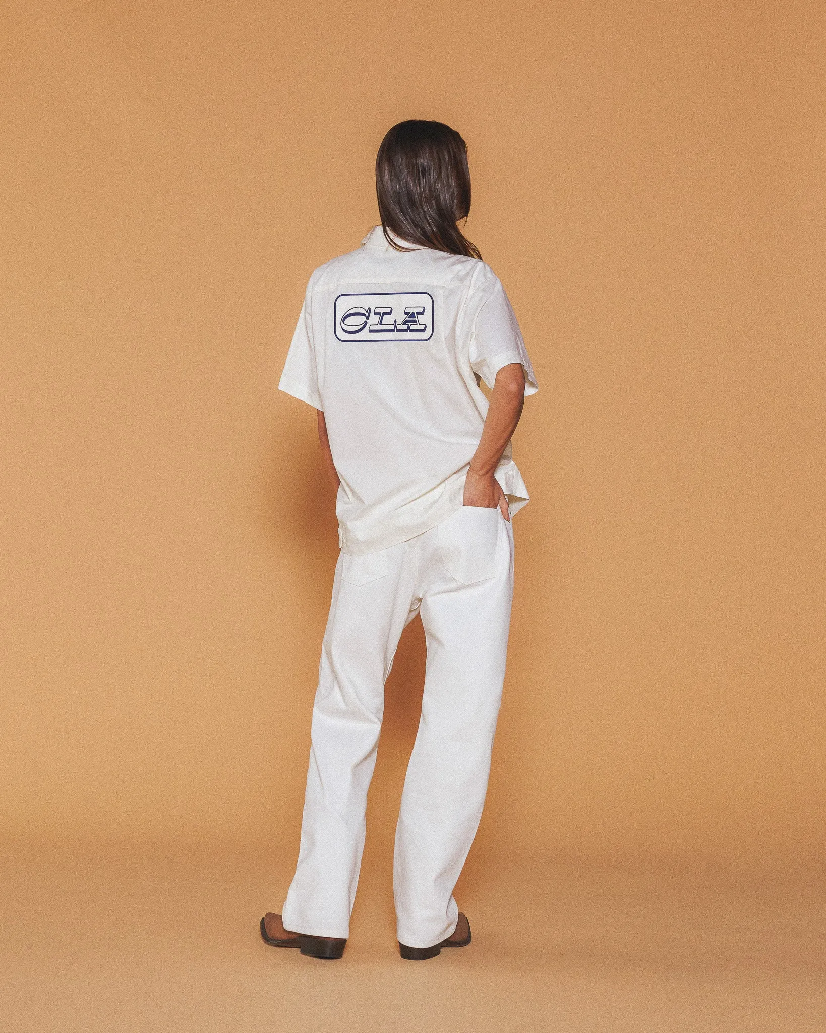 Poplin Mechanic Shirt (White)