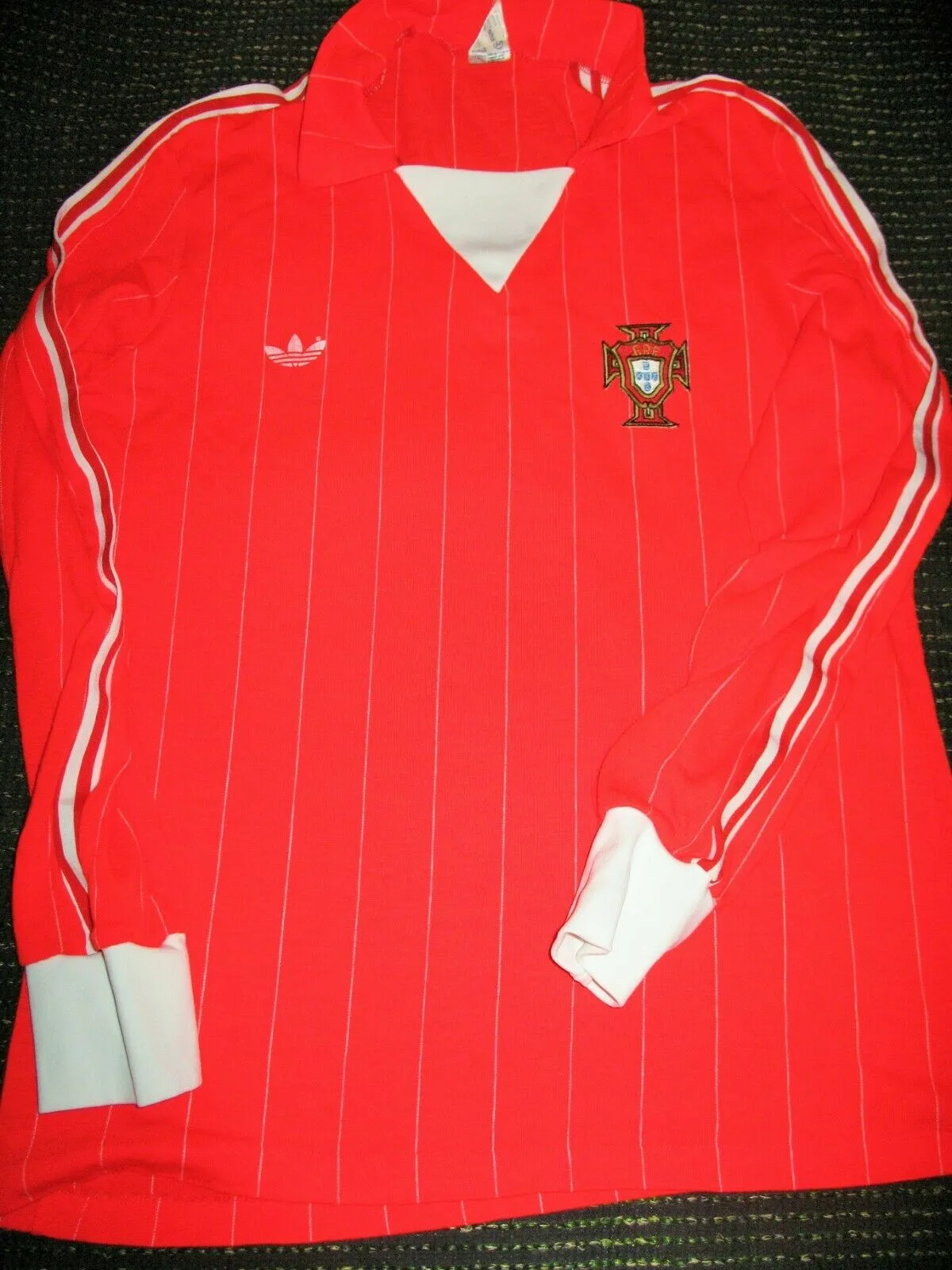 Portugal MATCH WORN 1980s Ventex Jersey Shirt Maglia Trikot