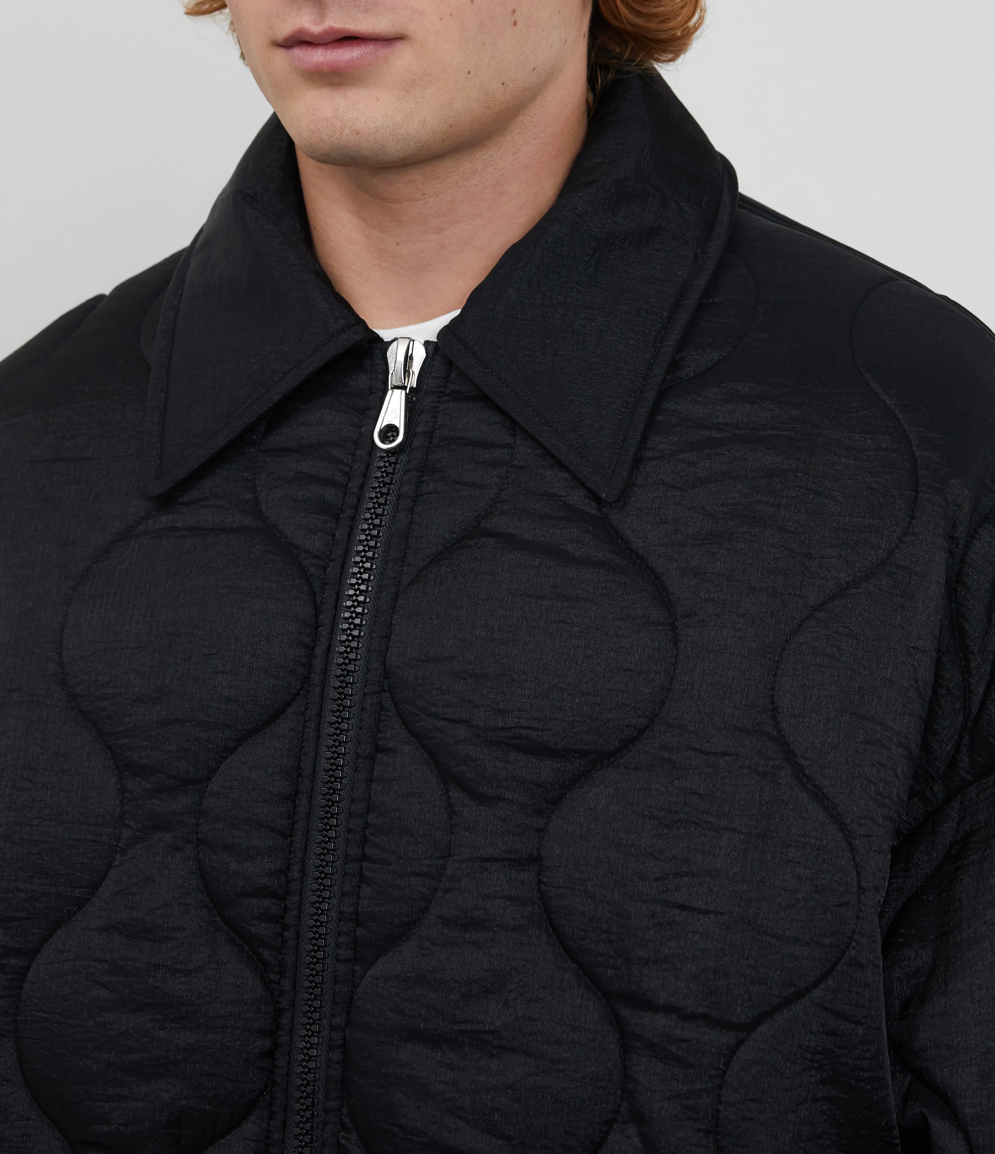 QUILTED RIPSTOP OVERSHIRT