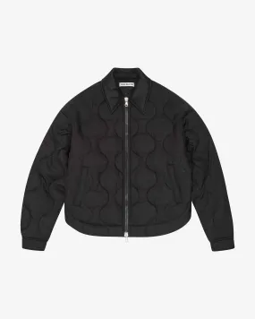 QUILTED RIPSTOP OVERSHIRT