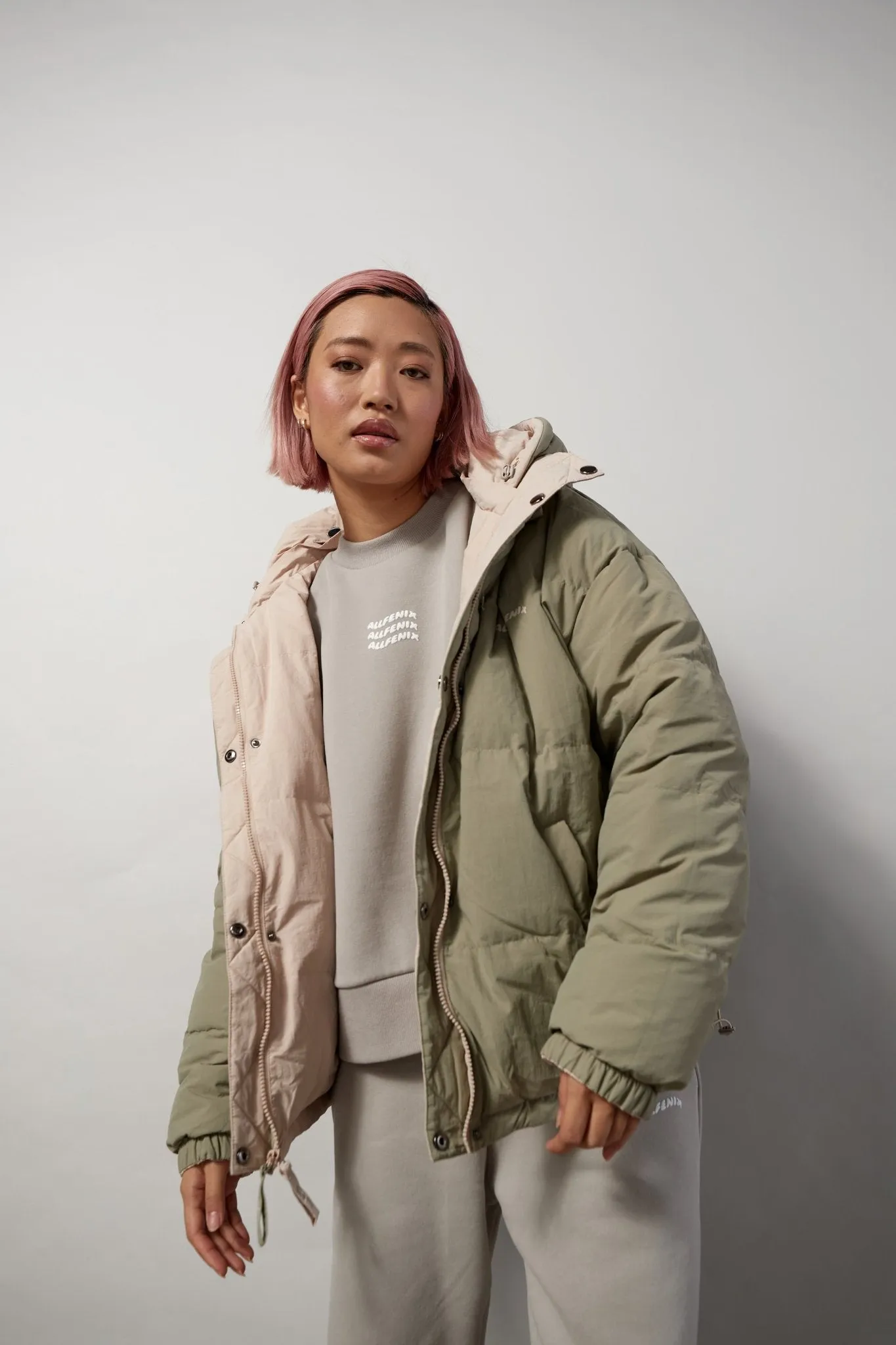 Reversible Puffer Jacket 2.0 (Sage/Clay)