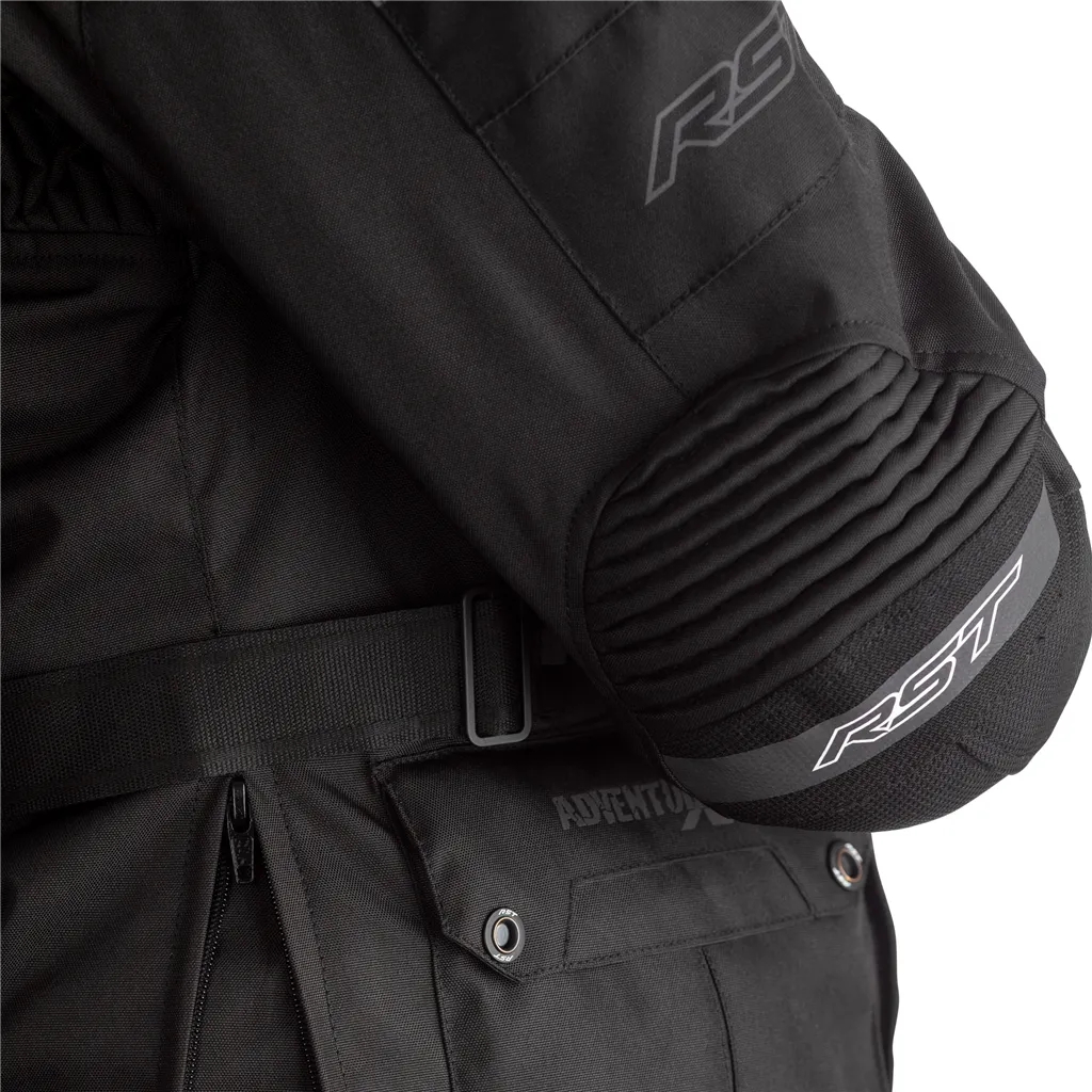 RST Pro Series Adventure-X Airbag CE Mens Textile Jacket - Black / Black