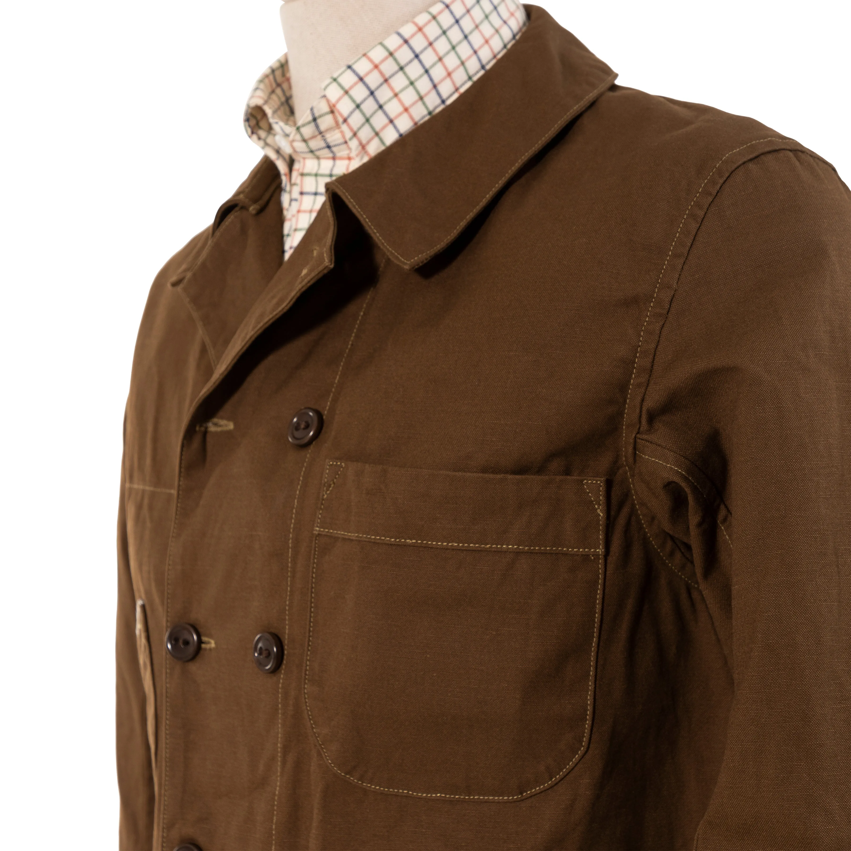 Mens Stylish Sarrau Kees Selvedge Canvas Chore Coat