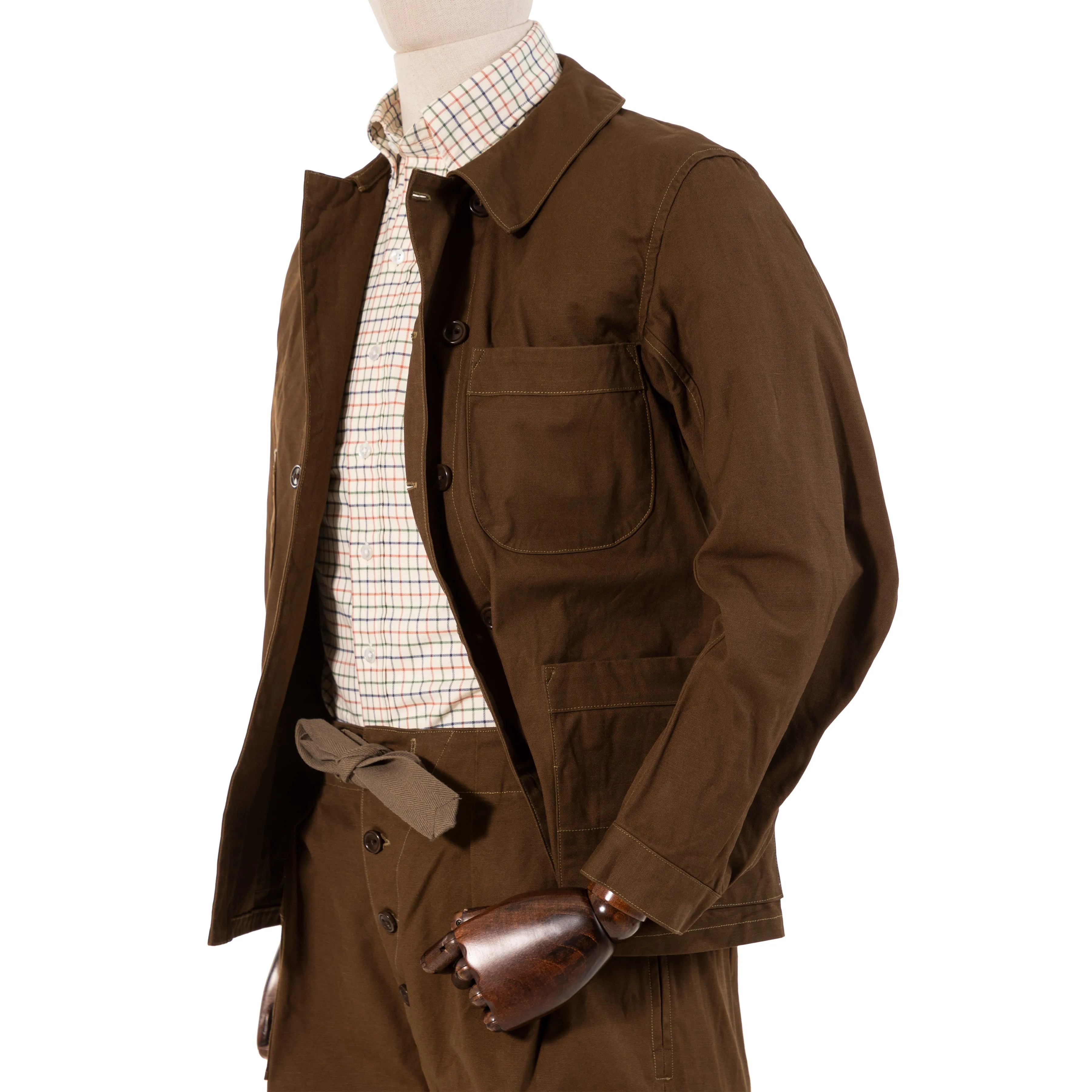 Mens Stylish Sarrau Kees Selvedge Canvas Chore Coat