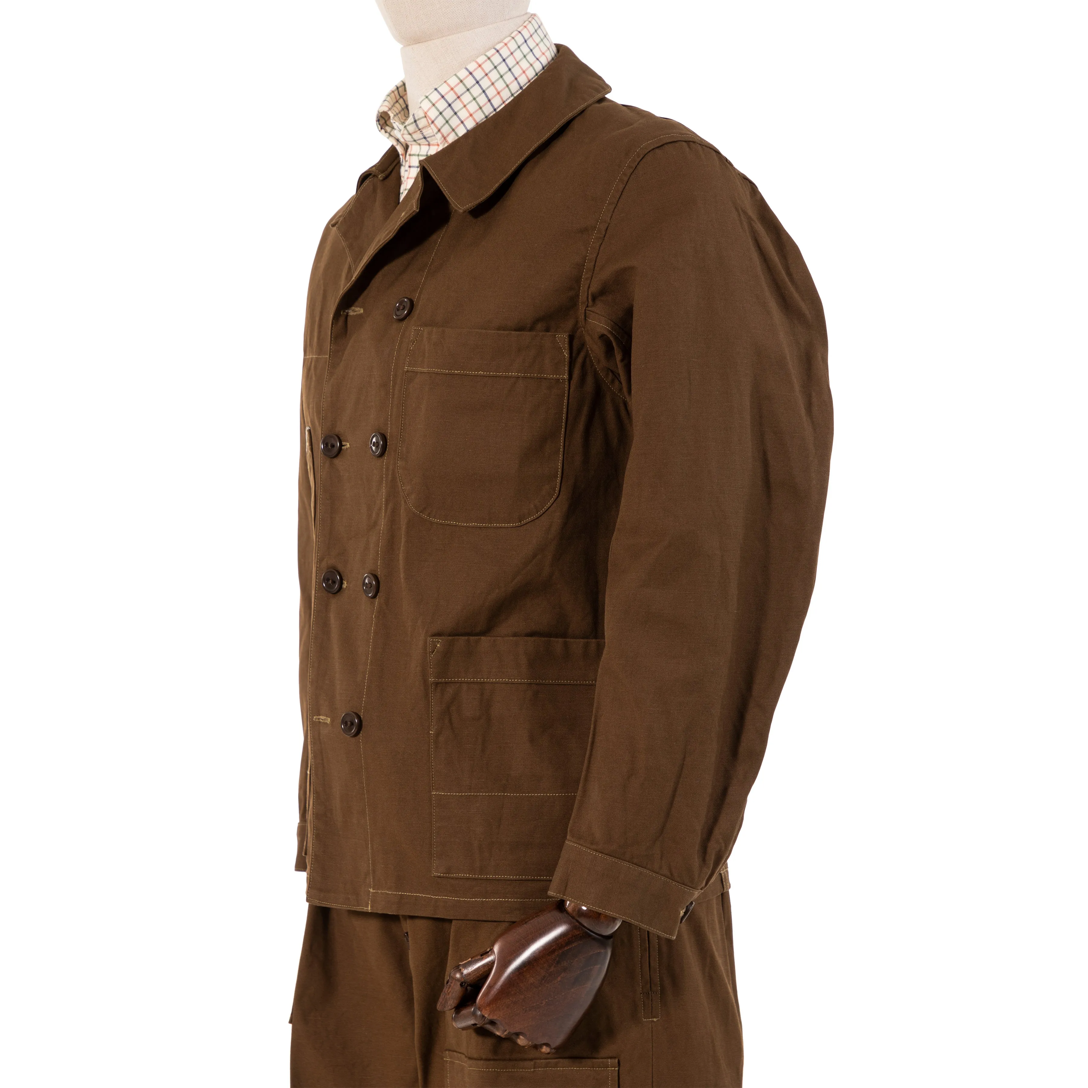 Mens Stylish Sarrau Kees Selvedge Canvas Chore Coat