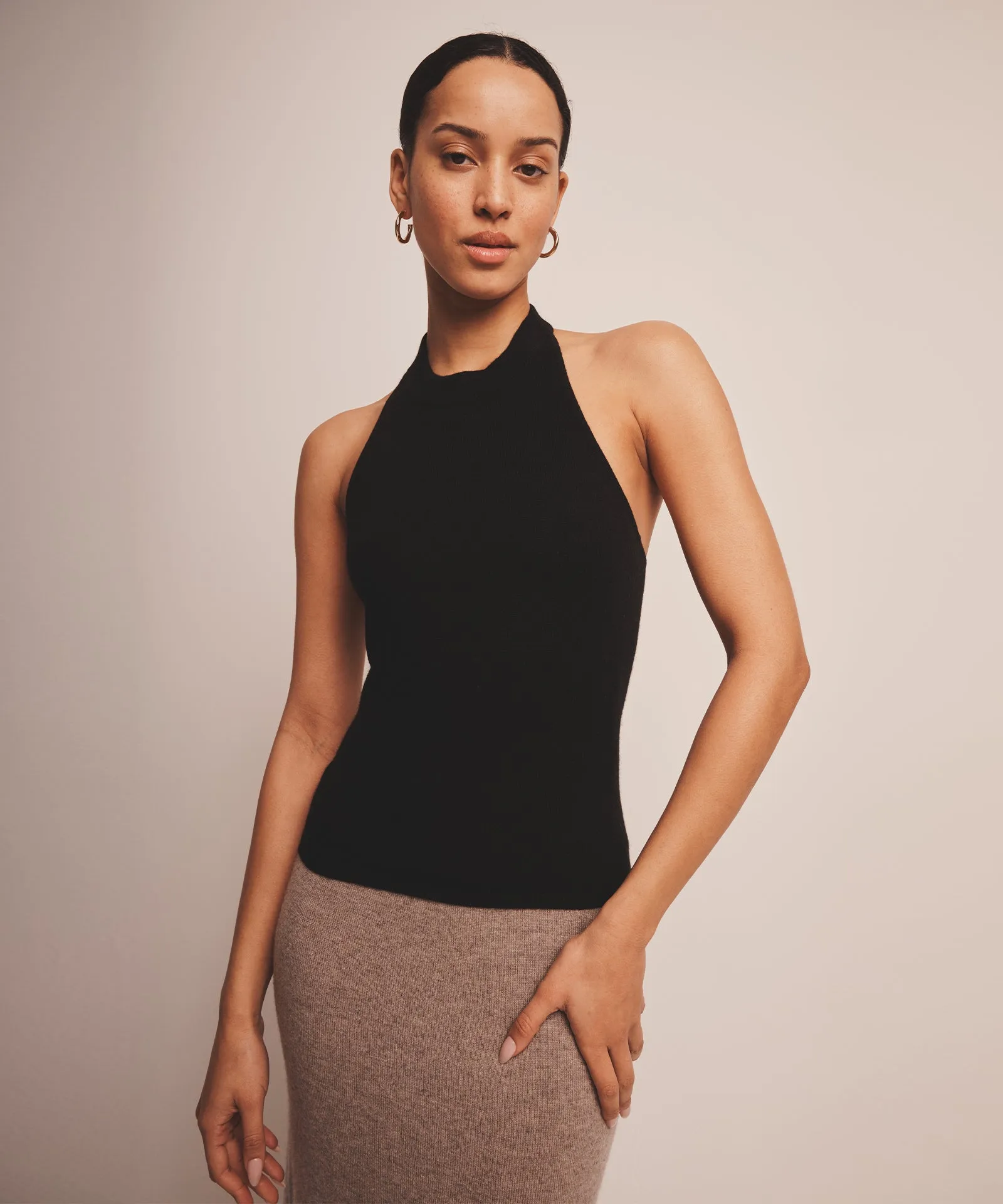 Signature Cashmere Halter Top