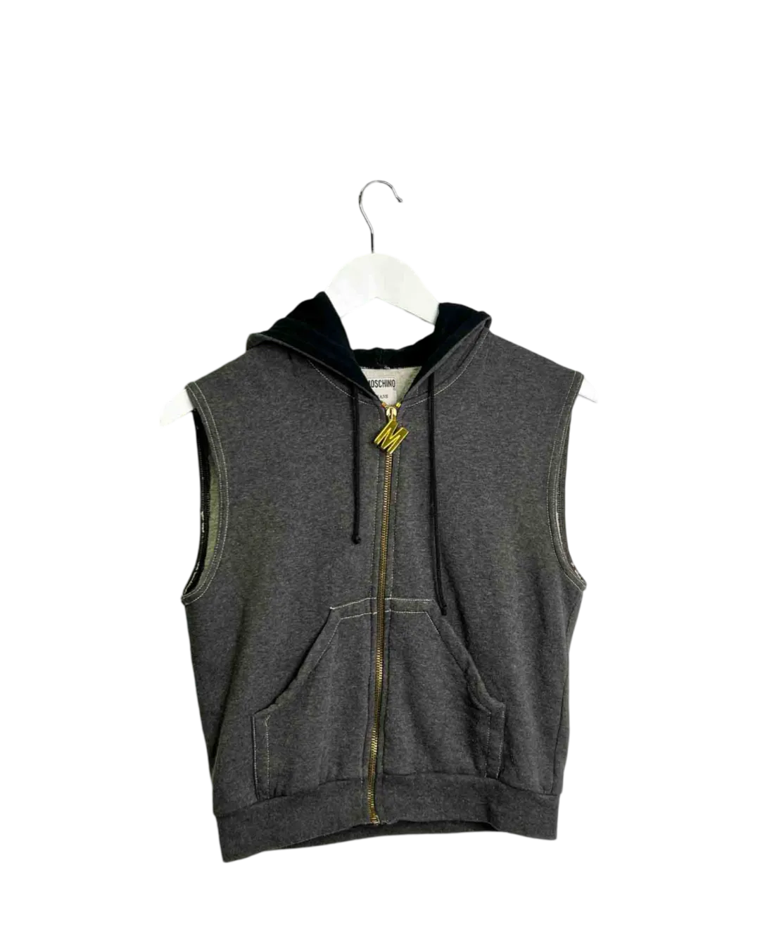 Size XS - Moschino Zip-up Sweater Vest Top