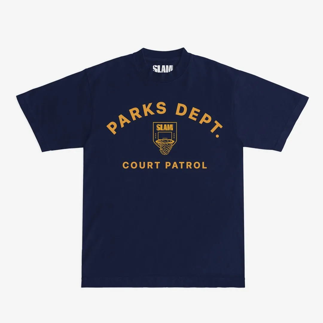 Parks Department Heavyweight Tee from SLAM Court Patrol