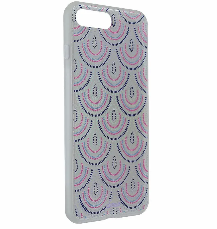 Sonix Clear Coat Hybrid Case Cover iPhone 8 Plus / 7 Plus - Tinsley Pink / Blue