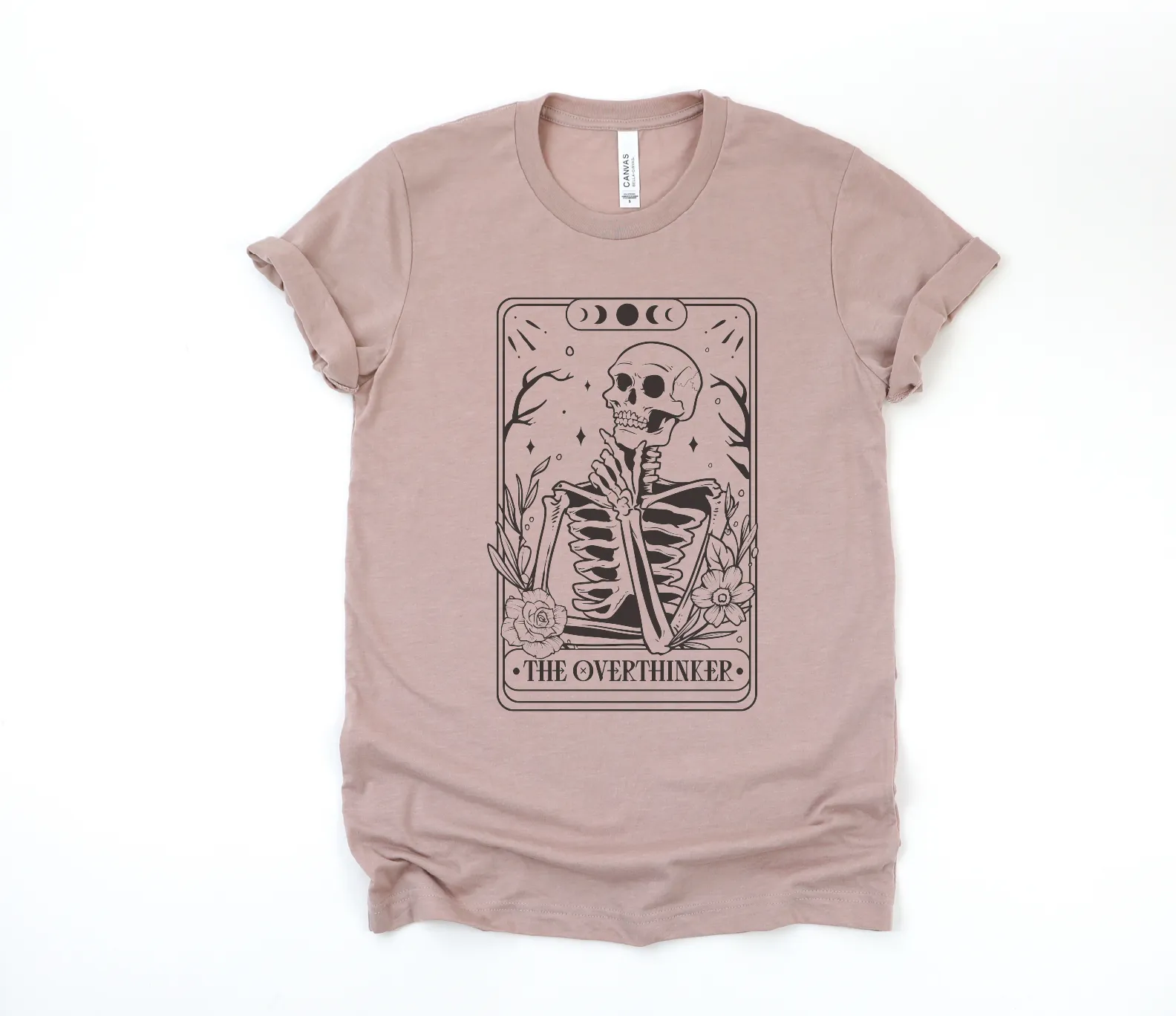 The Overthinker Tarot Card Bella Canvas Tee