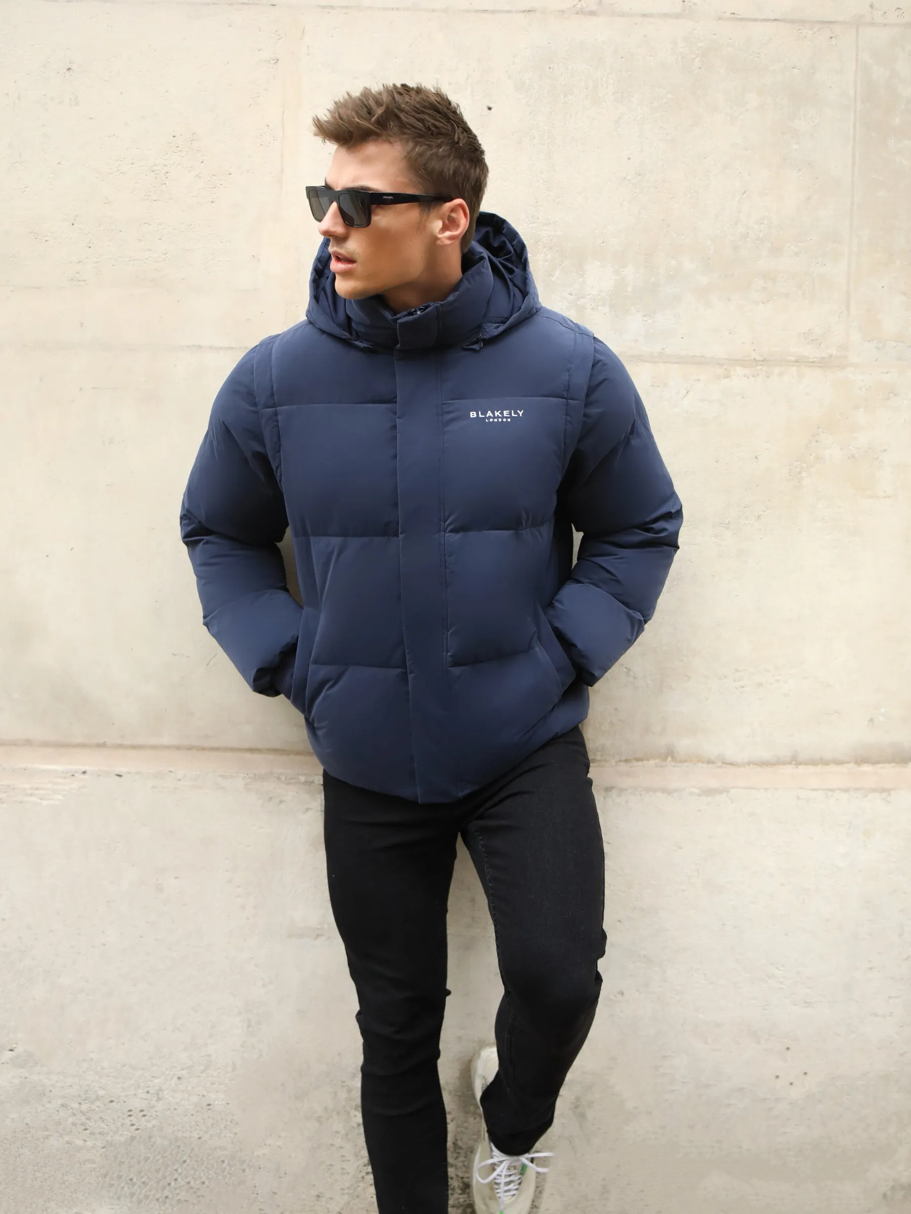 Ultimate Multiway Puffer Coat - Navy