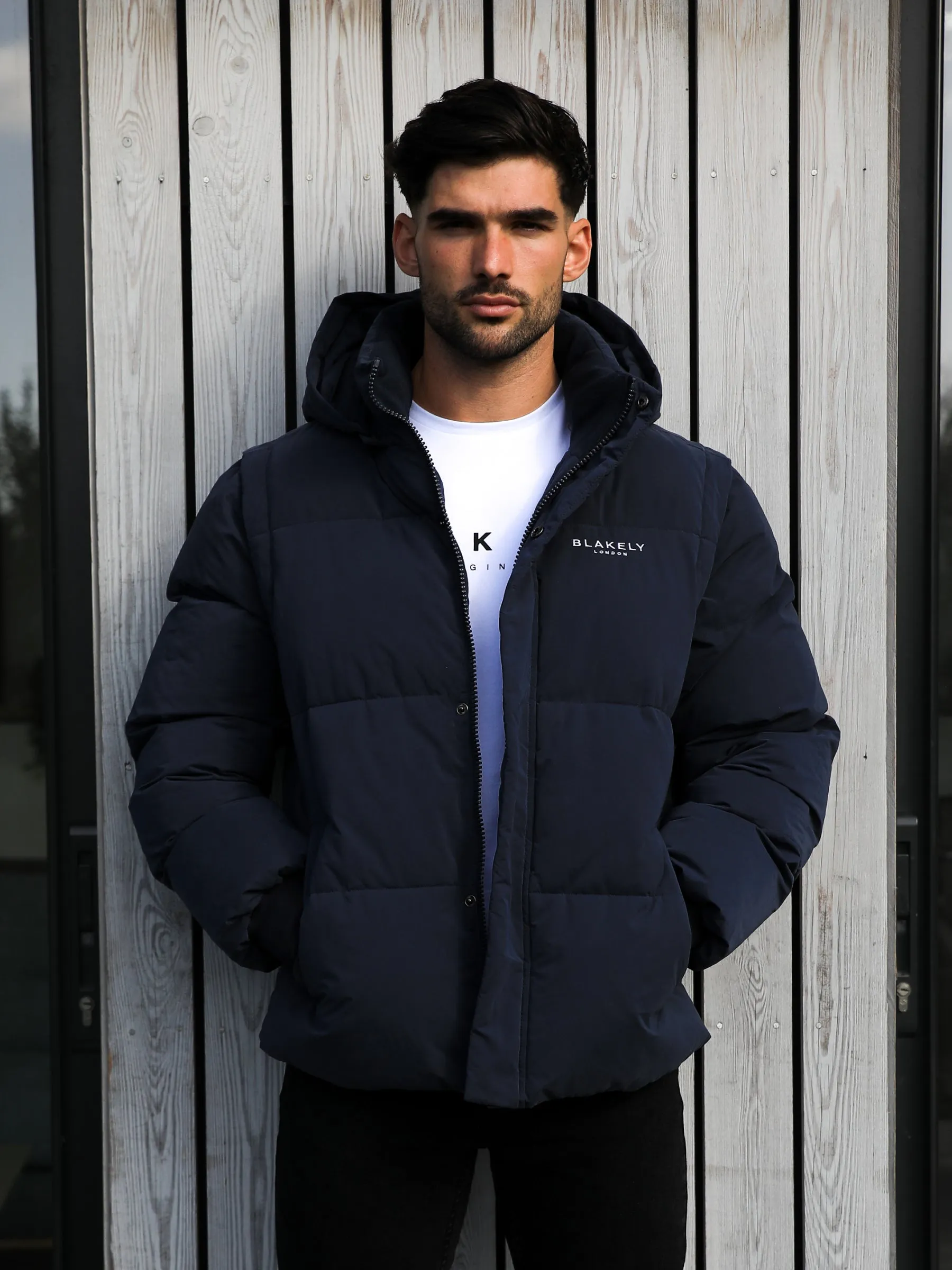 Ultimate Multiway Puffer Coat - Navy