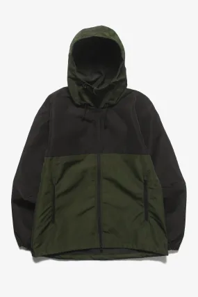 Olive and Black United Athle 7489 Two Tone Shell Parka