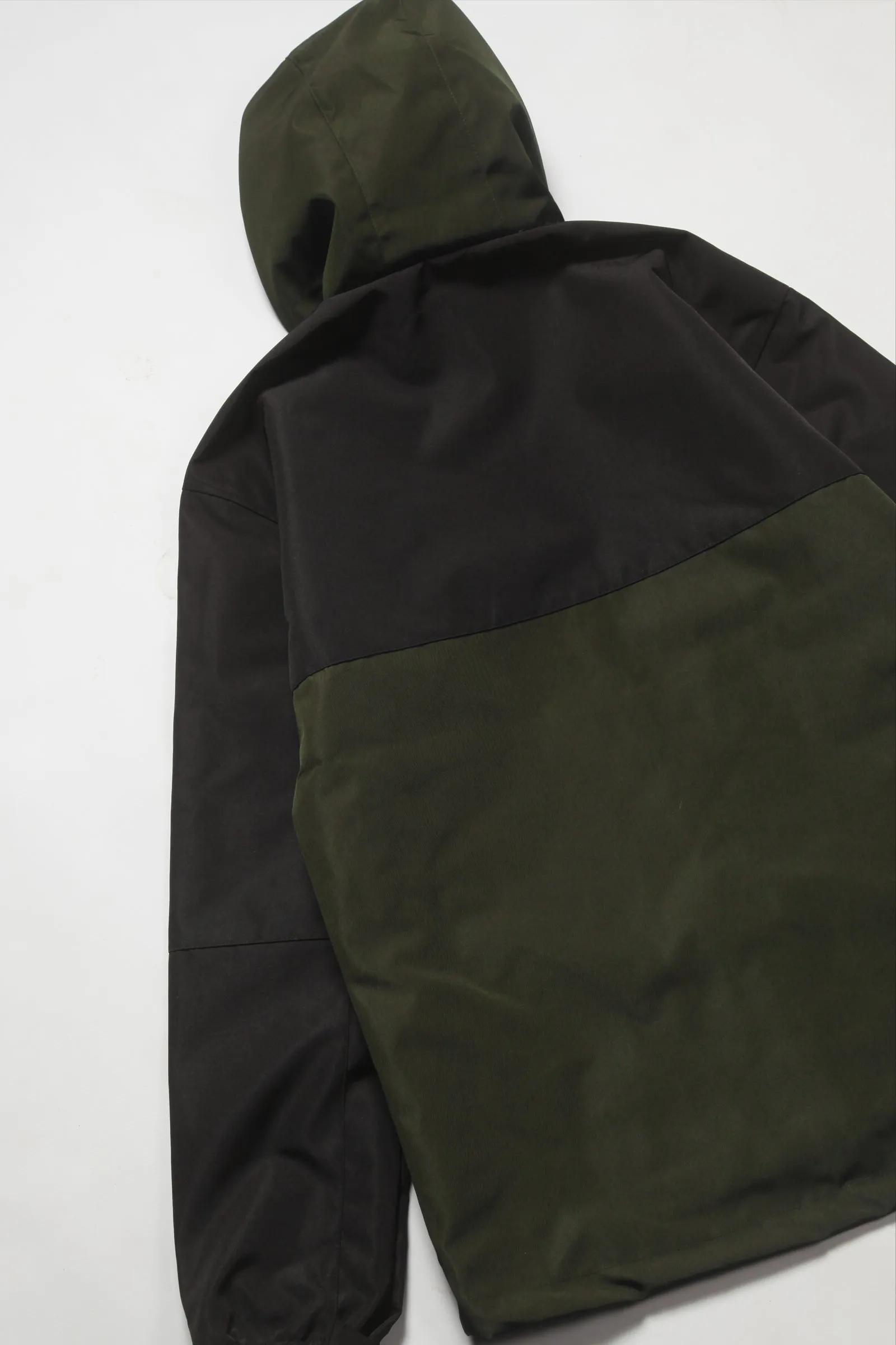 Olive and Black United Athle 7489 Two Tone Shell Parka